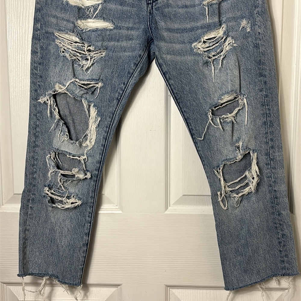 PRPS JEANS Le Sabre distressed cropped jeans men’s size 32  / unisex 100% Cotton - Picture 7 of 16
